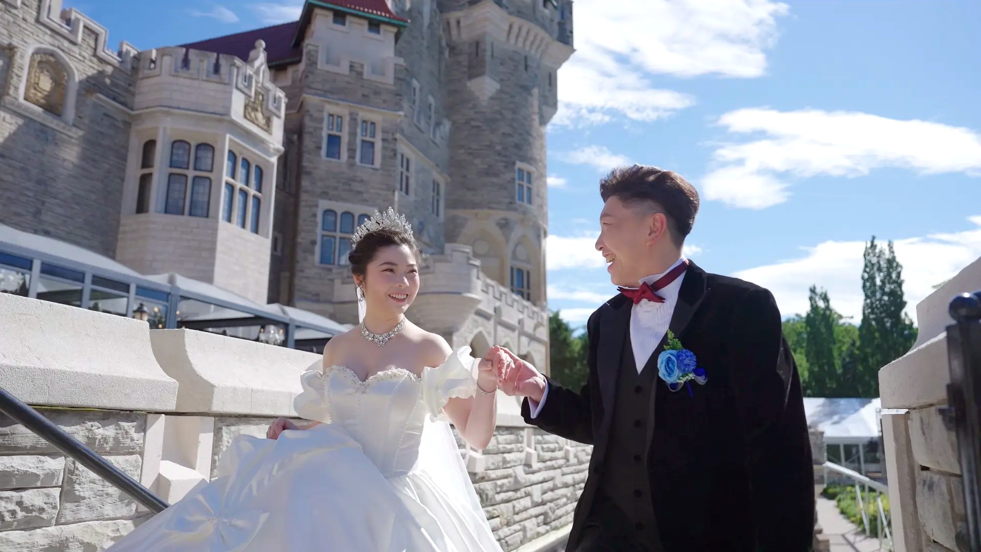Debra & Wayne, wedding film still