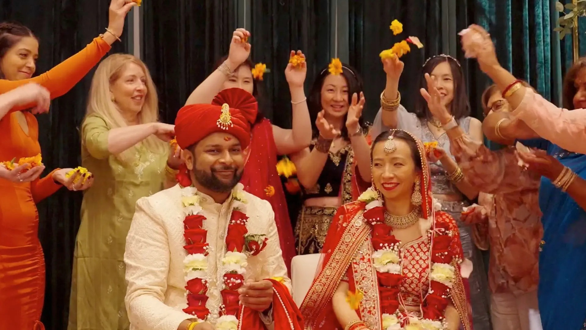 Li Hong & Ravi, wedding film still